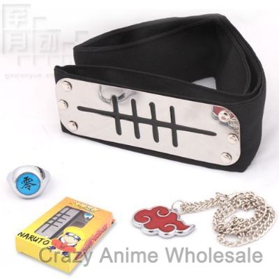 naruto anime headband set