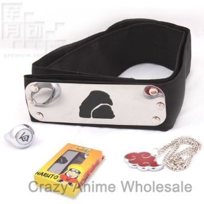 naruto anime headband set