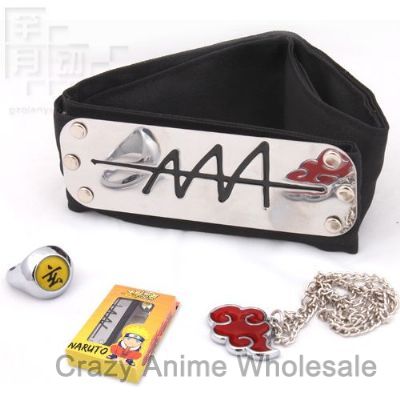 naruto anime headband set