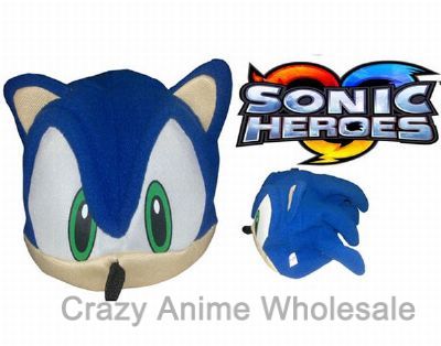 sonic anime plush hat