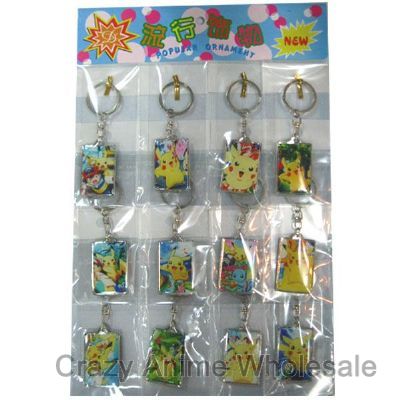 pokemon anime keychain set