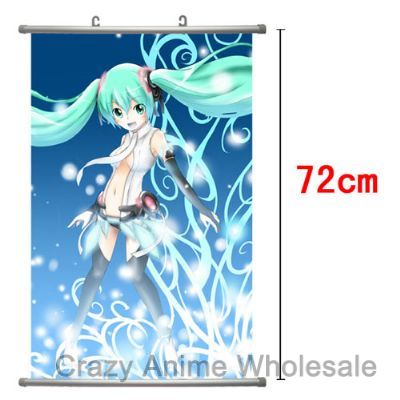 miku.hatsune anime wallscroll