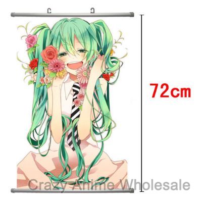 miku.hatsune anime wallscroll