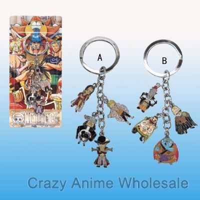 One Piece anime keychain