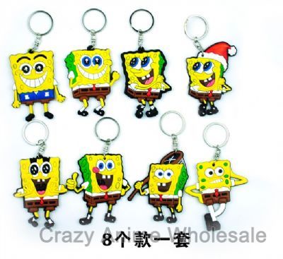 spongbob anime keychain