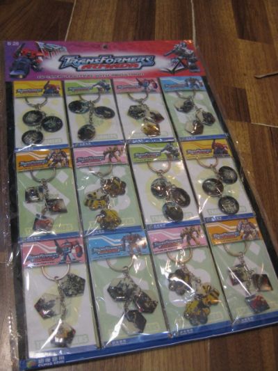 Transformers keychain set