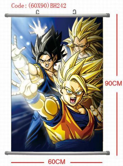 dragon ball anime wallscroll