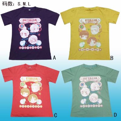 hetalia anime t-shirt