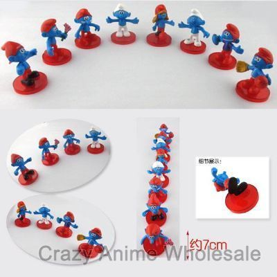 smurfs anime figure