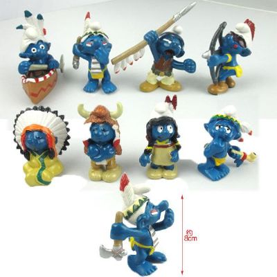 smurfs anime figure