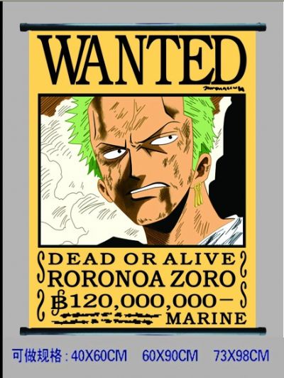 One Piece anime wallscroll