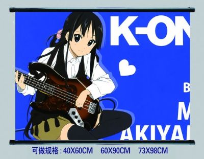 k-on! anime wallscroll