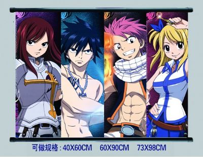 fairy tail anime wallscroll