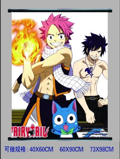 fairy tail anime wallscroll