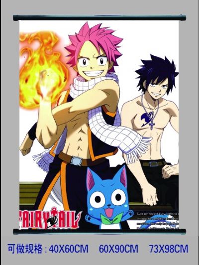 fairy tail anime wallscroll