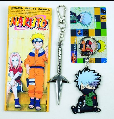 Naruto Anime keychain set