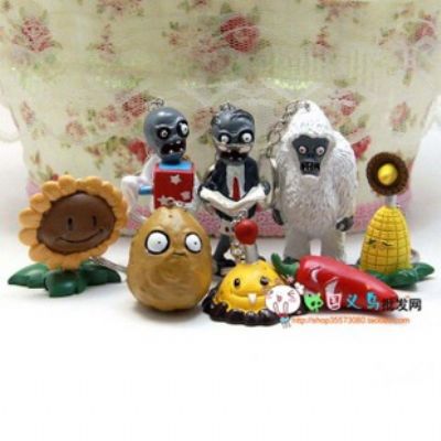 plants vs Zombies anime keychain