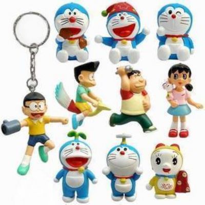 doraemon anime keychain