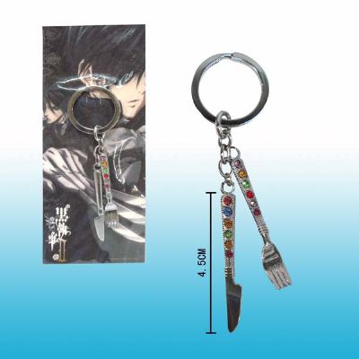 kuroshitsuji anime keychain