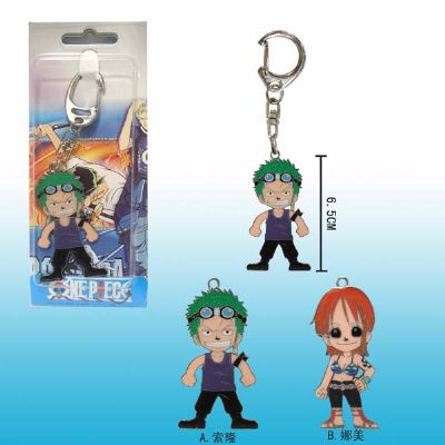 One Piece anime keychain