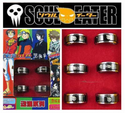 soul eater anime ring set