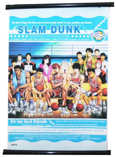 slam dunk anime wallscroll