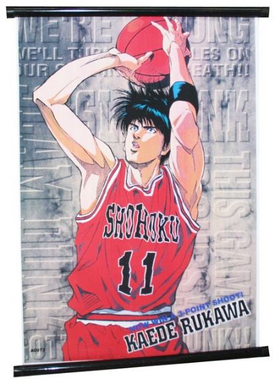 slam dunk anime wallscroll