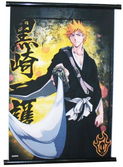 bleach anime wallscroll