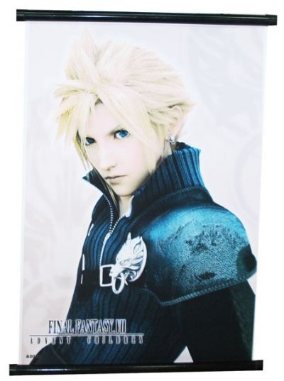 final fantasy anime wallscroll