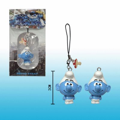 smurfs anime phonestrap