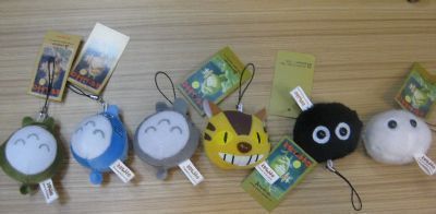 totoro anime plush phonestrap