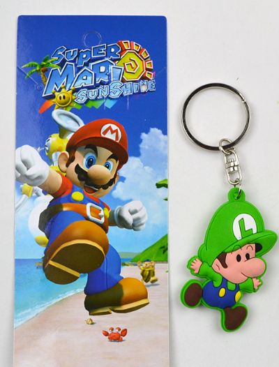 super mario anime keychain