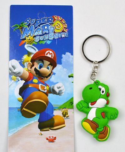 super mario anime keychain