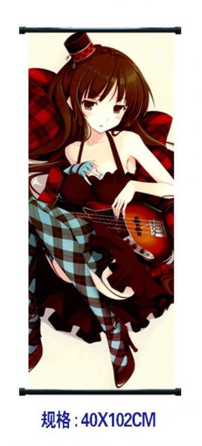 k-on! anime wallscroll