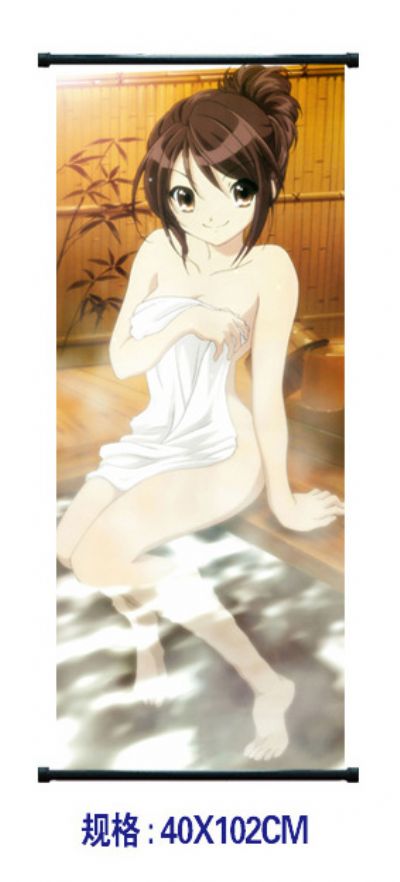 suzumiya haruhi anime wallscroll