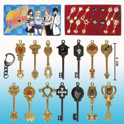 fairy tail anime key set