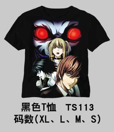 death note anime t-shirt