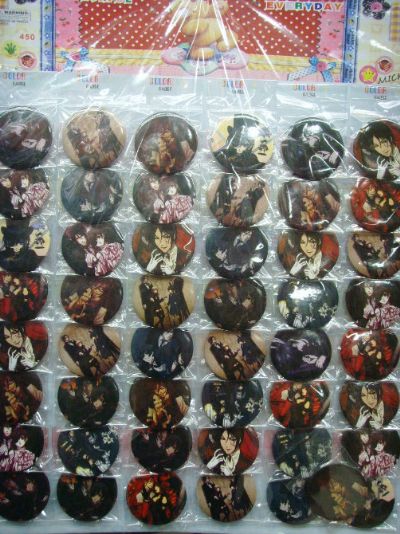 kuroshitsuji anime brooch