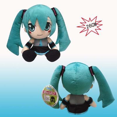 miku.hatsune anime plush doll