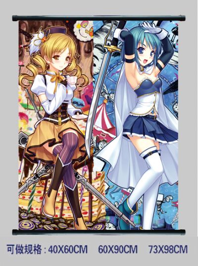 magical girl anime wallscroll