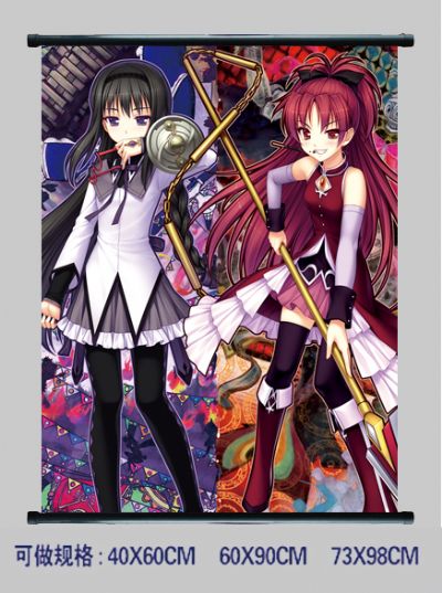 magical girl anime wallscroll