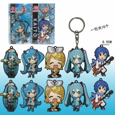 miku.hatsune anime keychain