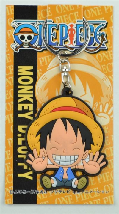 One Piece anime keychain