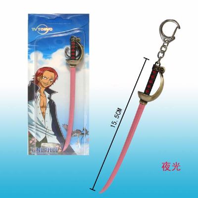 one piece anime keychain