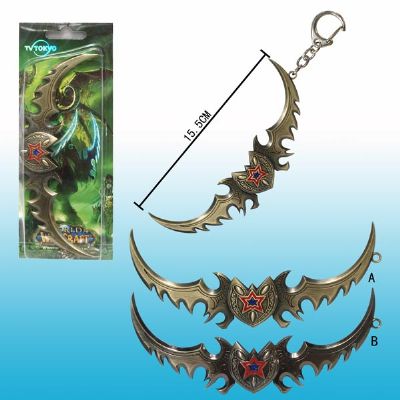 world of warcraft anime keychain