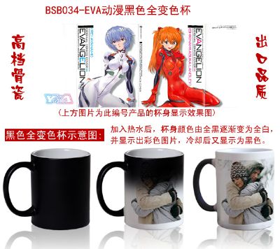 EVA anime hot and cold color cup 