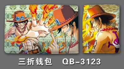 one piece ace anime wallet