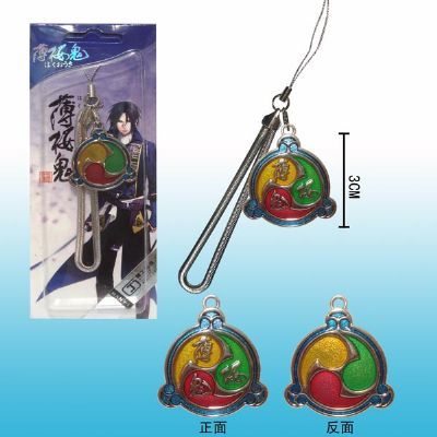 hakuoki anime keychain