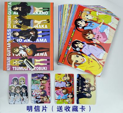 k-on! anime postcards