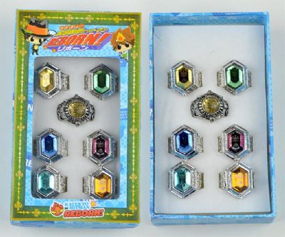 Hitman Reborn anime ring set